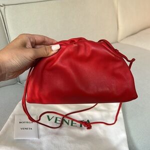 Bottega Veneta Red Mini Pouch